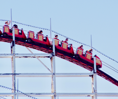 The Estrogen Rollercoaster of Perimenopause: Why Symptoms Aren’t From “Low Estrogen” -people on rollercoater