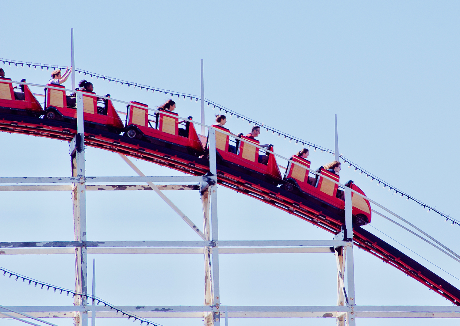 The Estrogen Rollercoaster of Perimenopause: Why Symptoms Aren’t From “Low Estrogen” -people on rollercoater