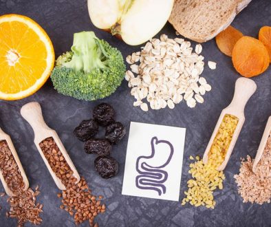 health foos with drawing of a stomach